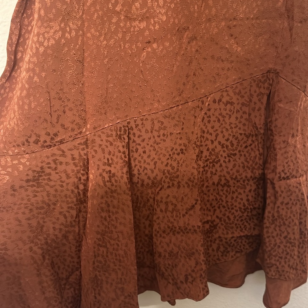Madewell Rust Midi Skirt - Picture 6 of 13